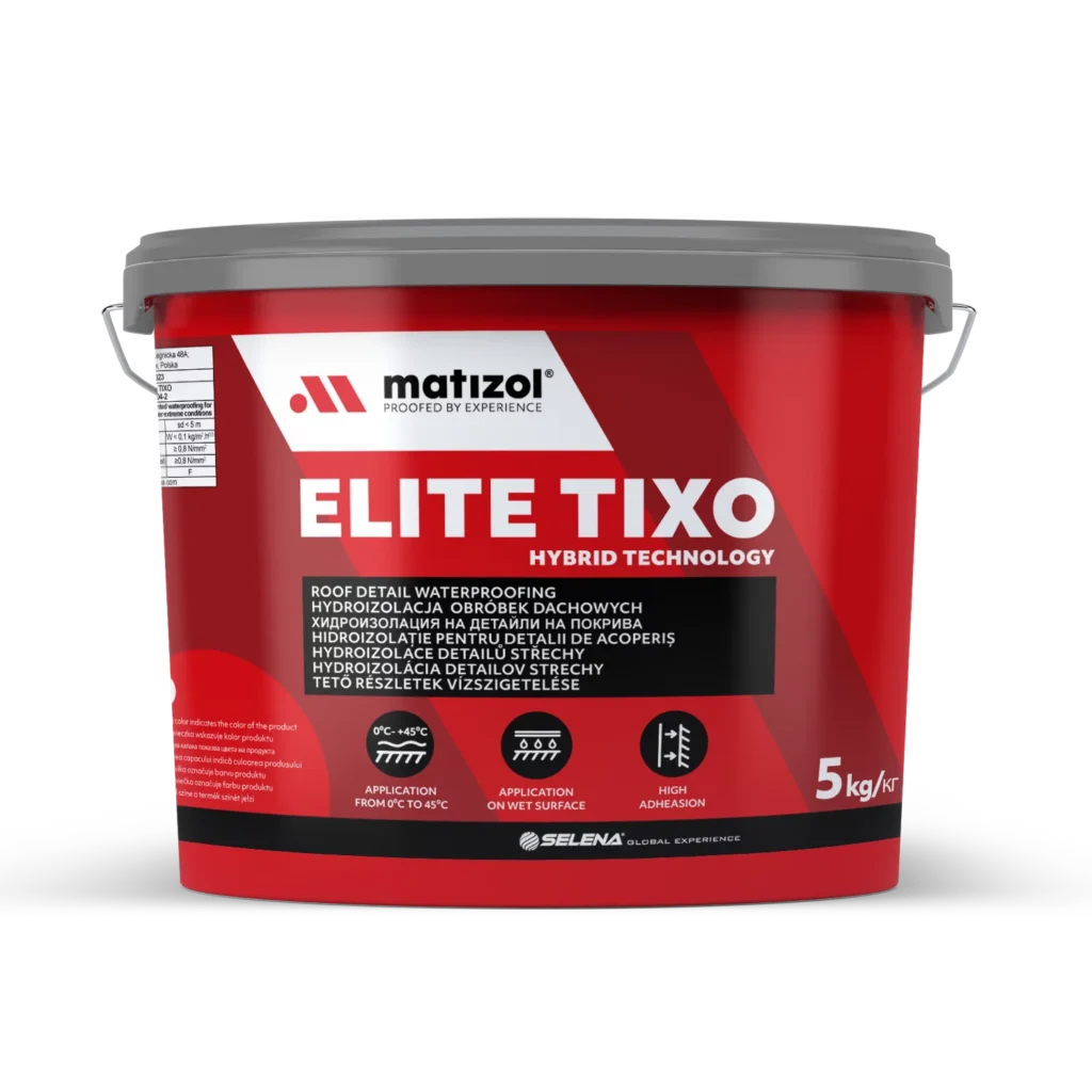 e58d5ff8325422eb11dbbb0ec3d20b99 1 Matizol Elite Tixo — płynna membrana do obróbek i wyrównania fug w systemie Elite Tech